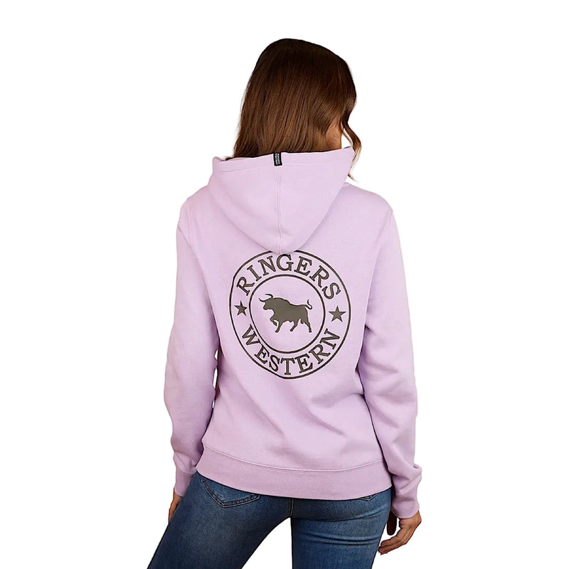 Ringers Western Women’s Signature Bull Women’s Pullover Hoodie - Lavender