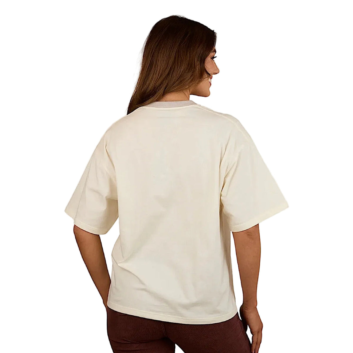 Ringers Western Women’s Stampede Oversized Shirt - Bone