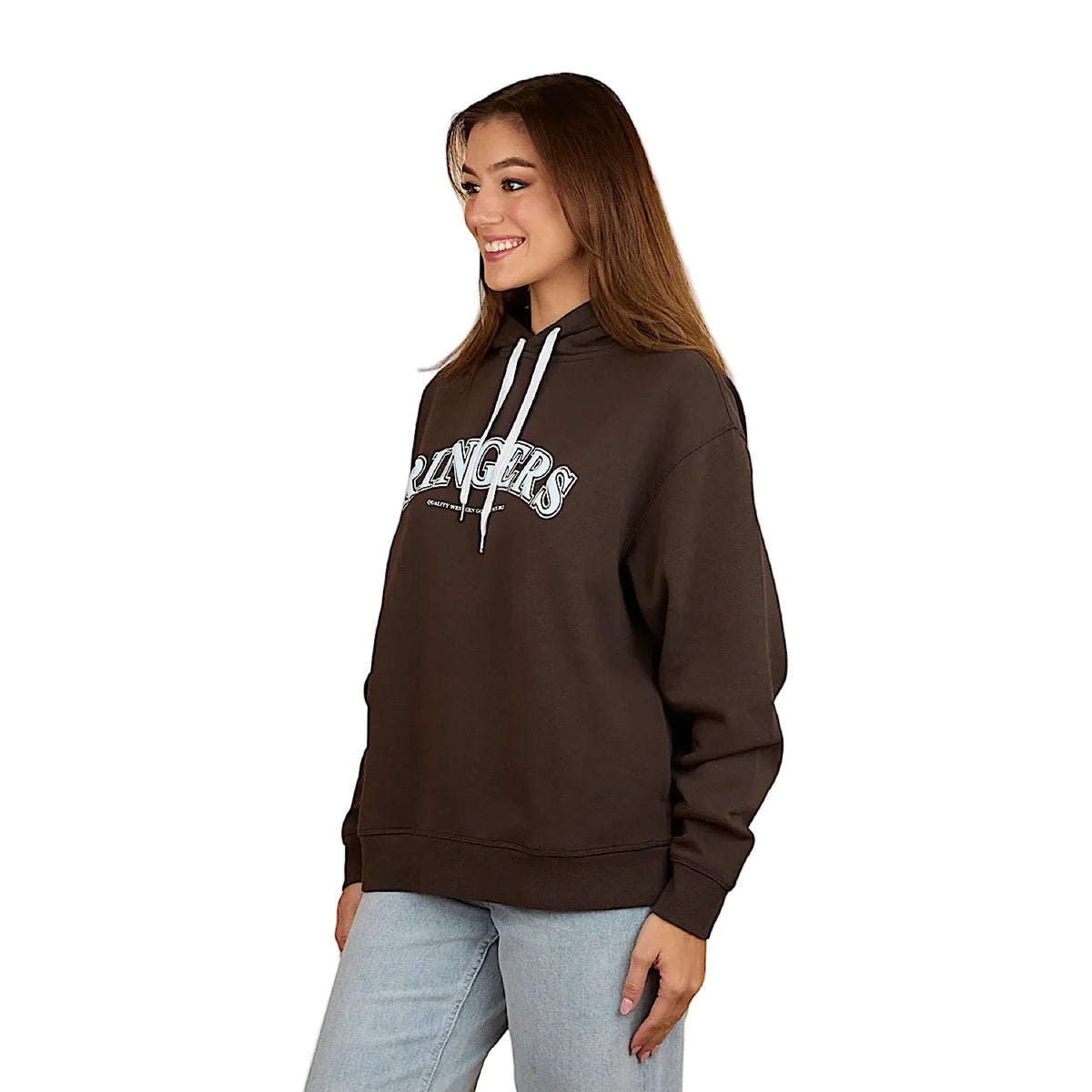 Ringers Western Women’s Varsity Hoodie - Charcoal