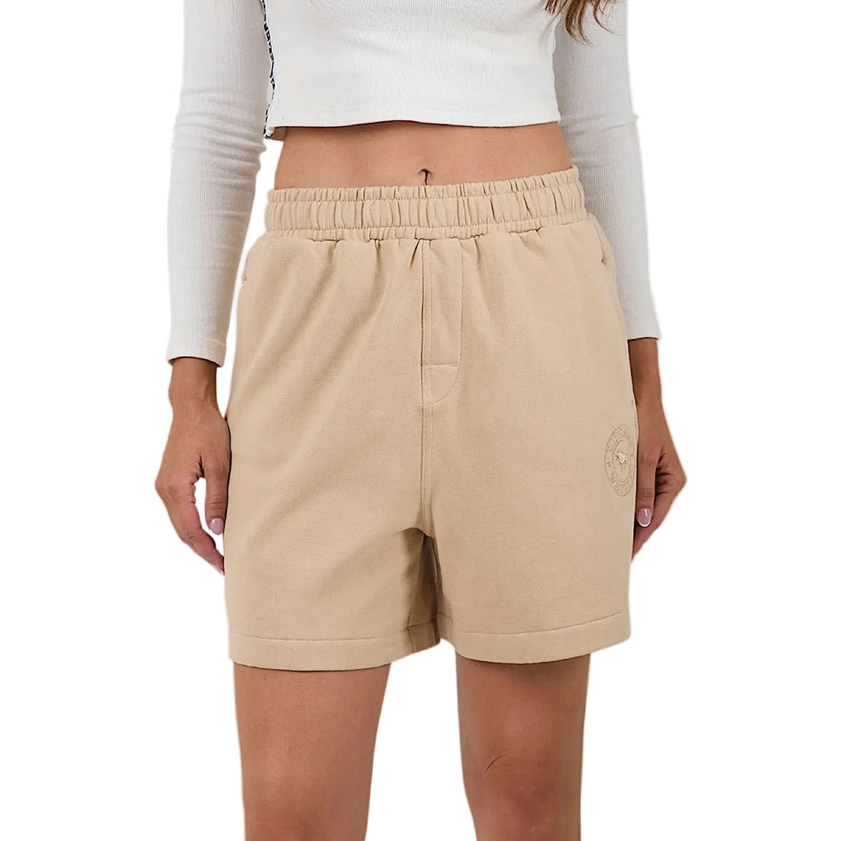 Ringers Western Womens Weekend Trackshort - Dark Sand
