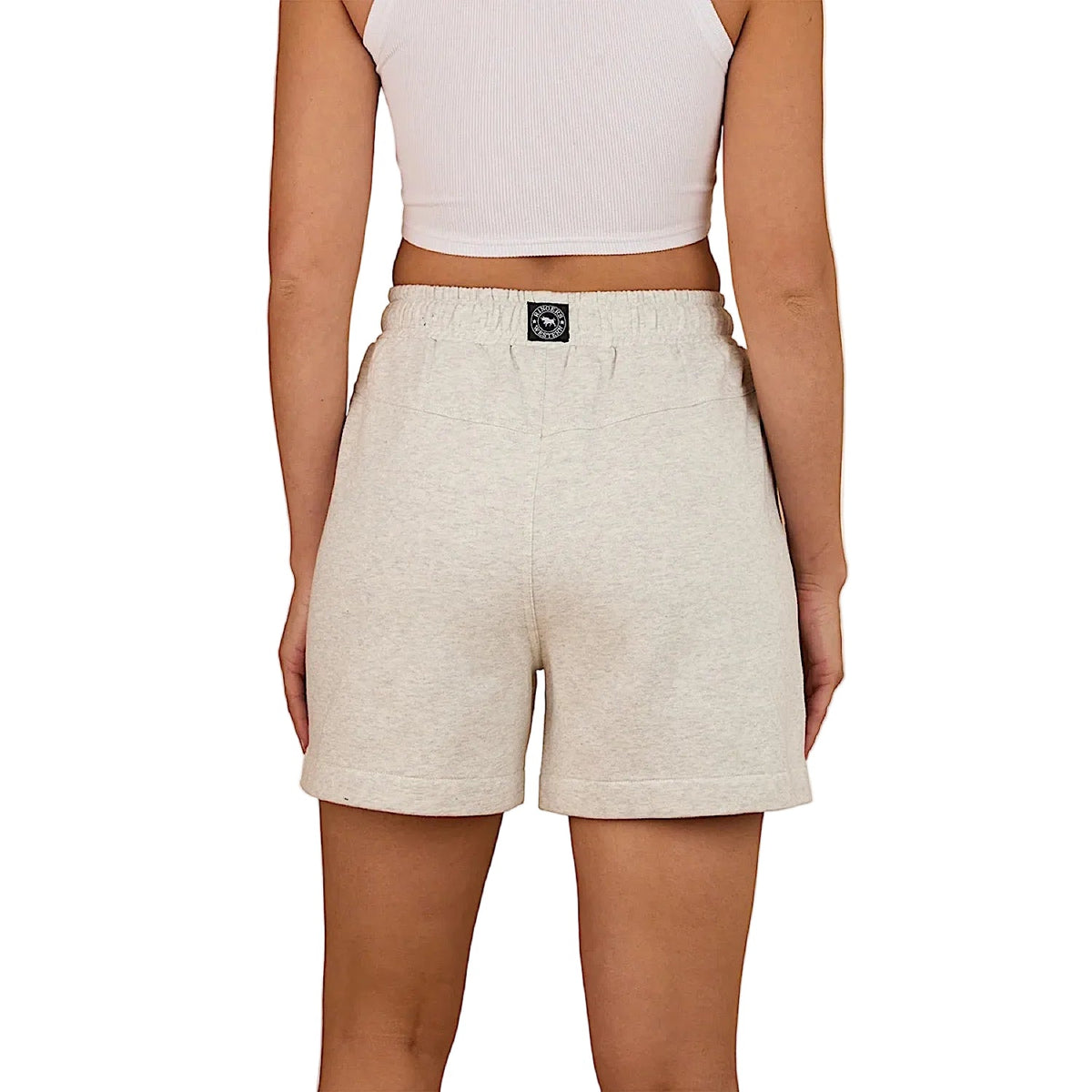 Ringers Western Womens Weekend Trackshort - Light Grey Marle