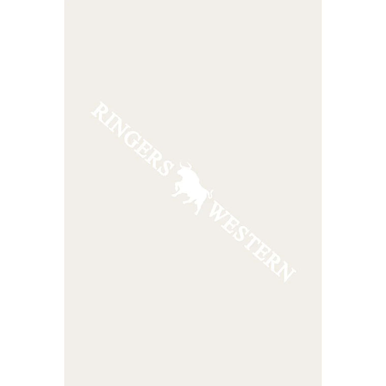 Ringers Large Long Die Cut Sticker - White