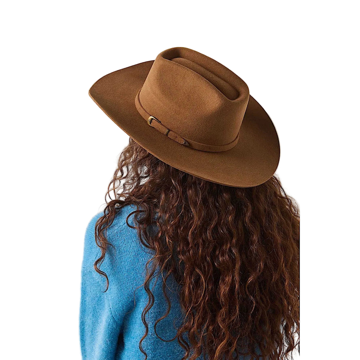 Brixton Prescott Brick Top Cowboy Hat - Toffee