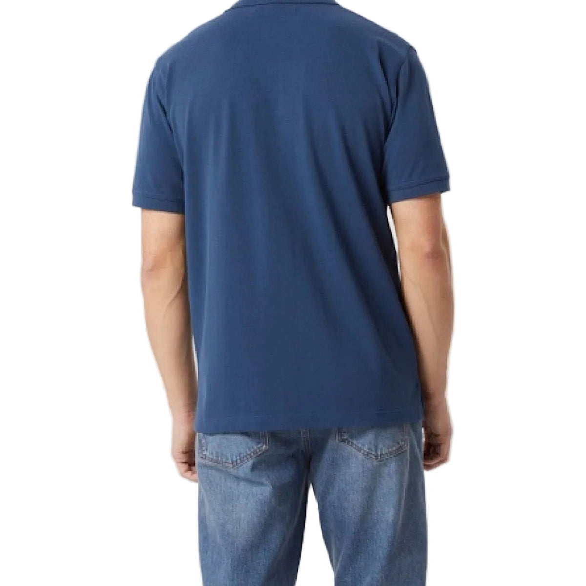 RM Williams Mens Rod Polo - Ensign Blue