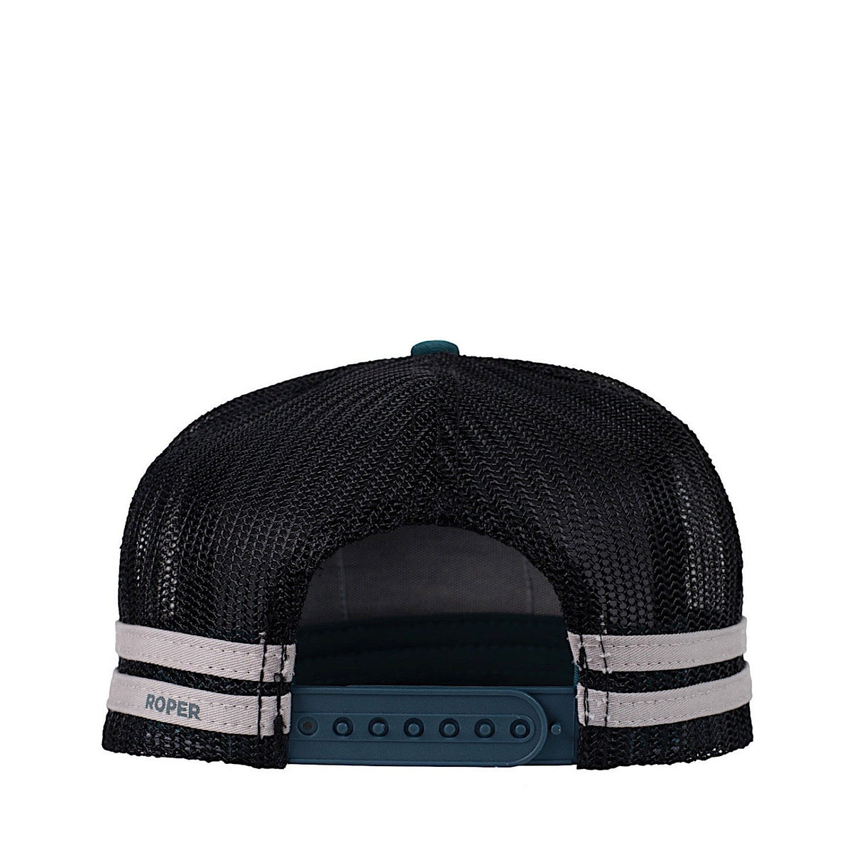 Roper Bull Skull Trucker Cap - Petrol