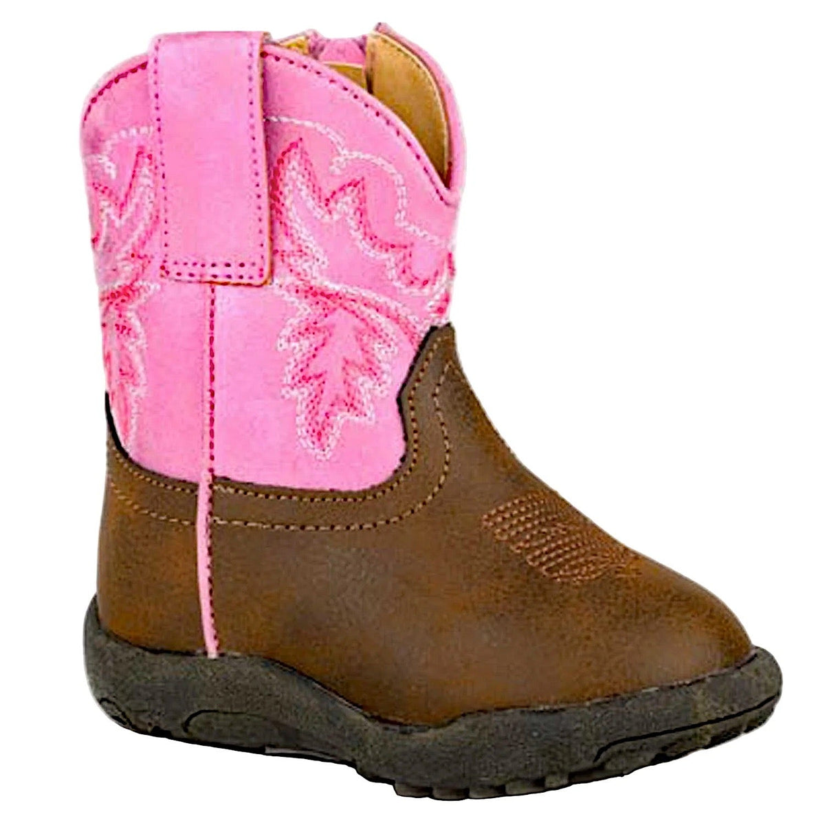 Roper INFANT Cowbaby Gretchen - Tan / Pink