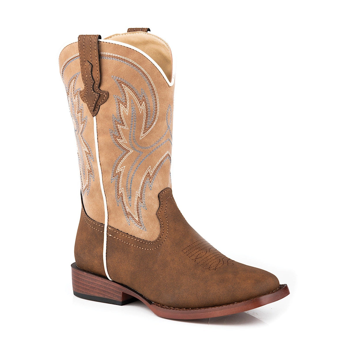 Roper LITTLE KIDS Eastwood Boot Brown/Tan