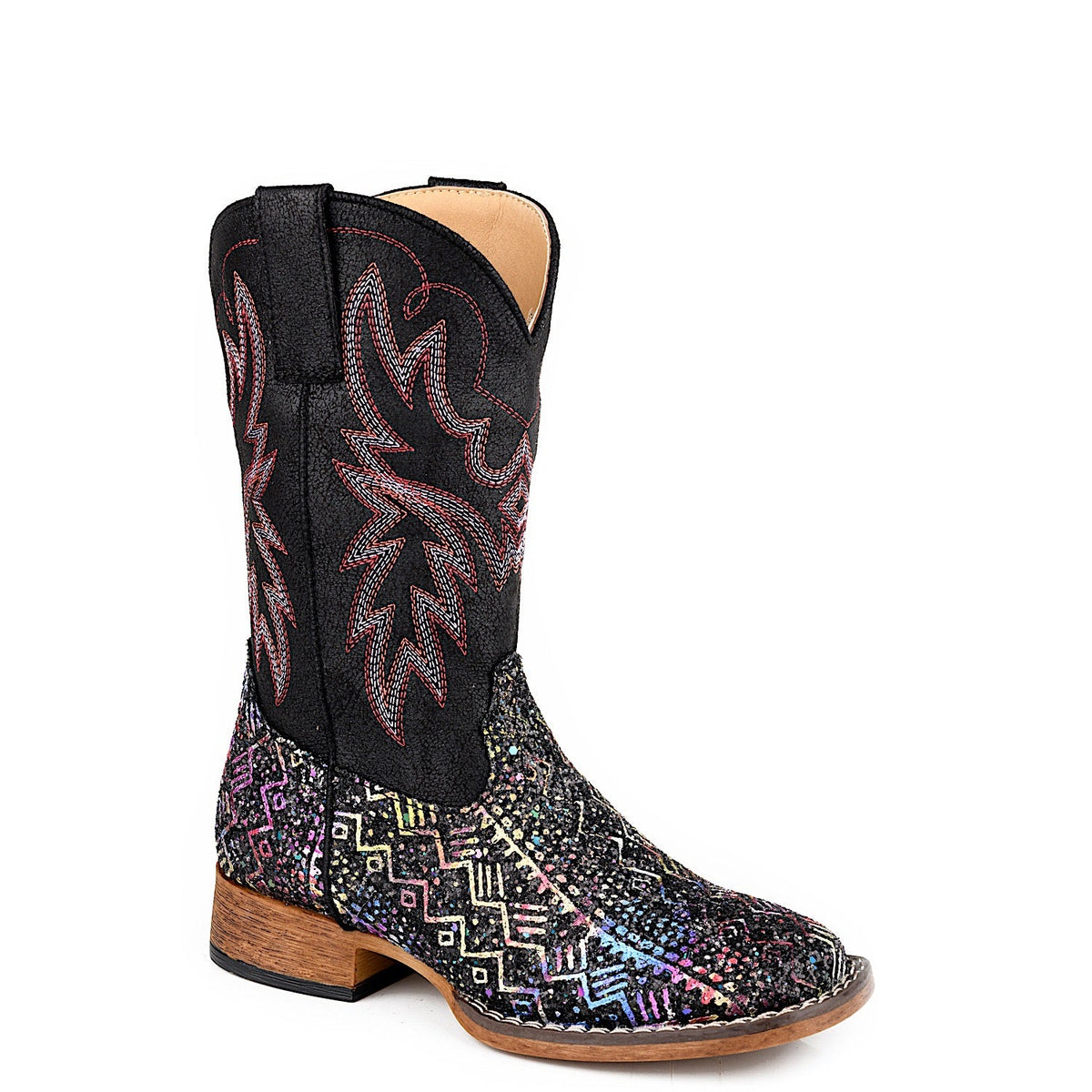 Roper LITTLE KIDS Glitter Aztec II - Glitter Black