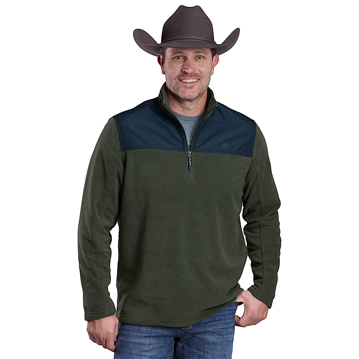 Roper Men’s Fleece Pullover - Green