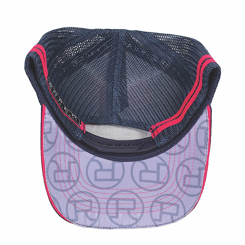 Roper Trucker Cap - Raspberry / Navy