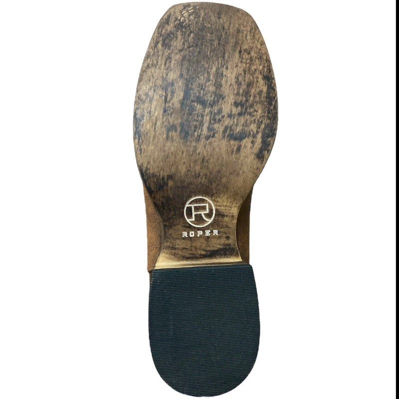 Roper Womens Bailey Boot - Brown/Chocolate Embroidered