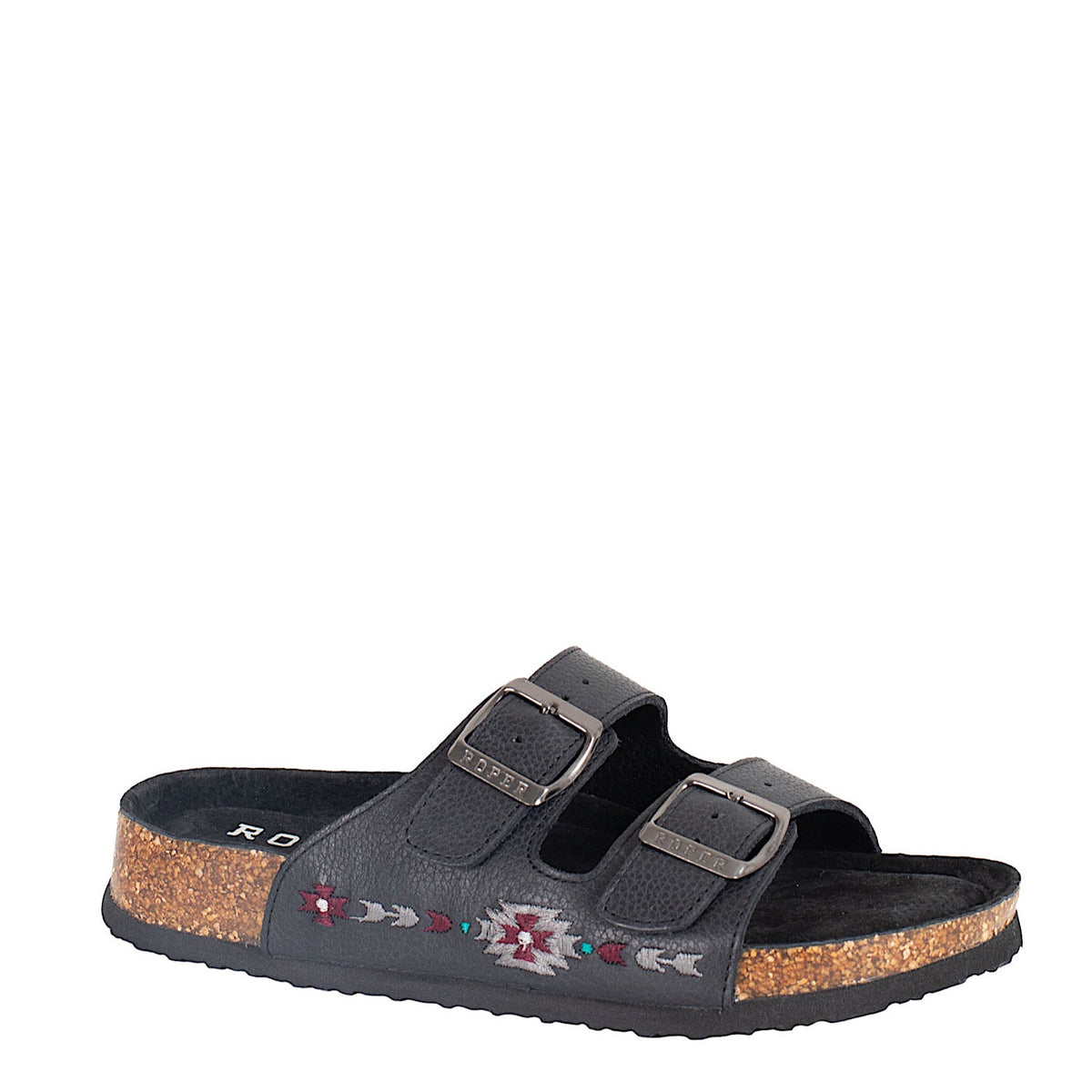 Roper Women’s Delilah Sandal - Black Leather