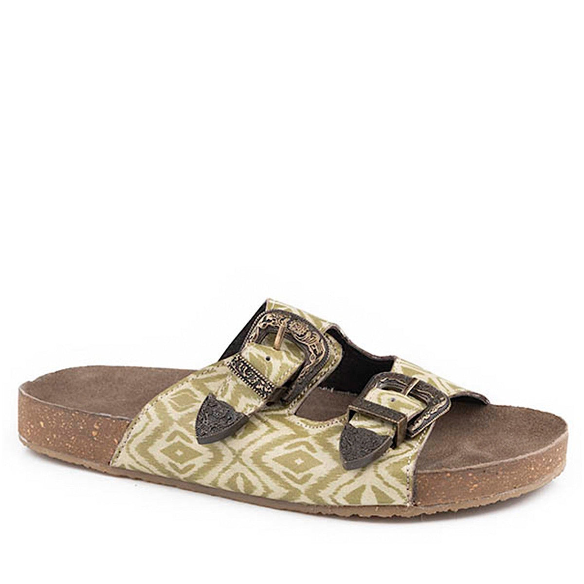 Roper Women’s Desiree Sandal - Cream/Tan Aztec