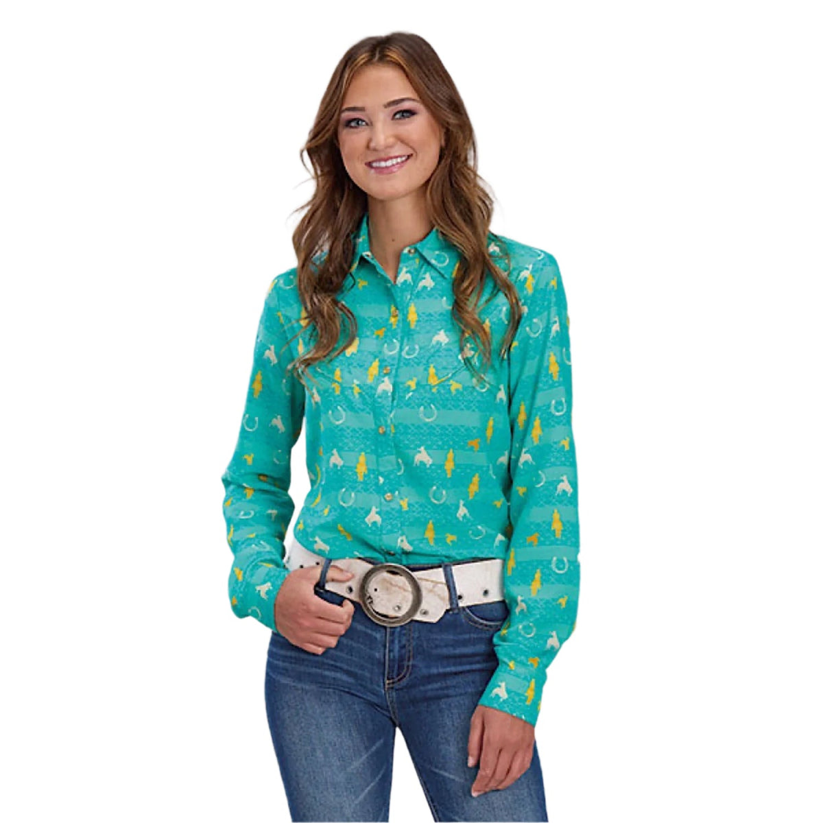 Roper Women’s Five Star Collection Desert Toile Shirt - Desert Toile