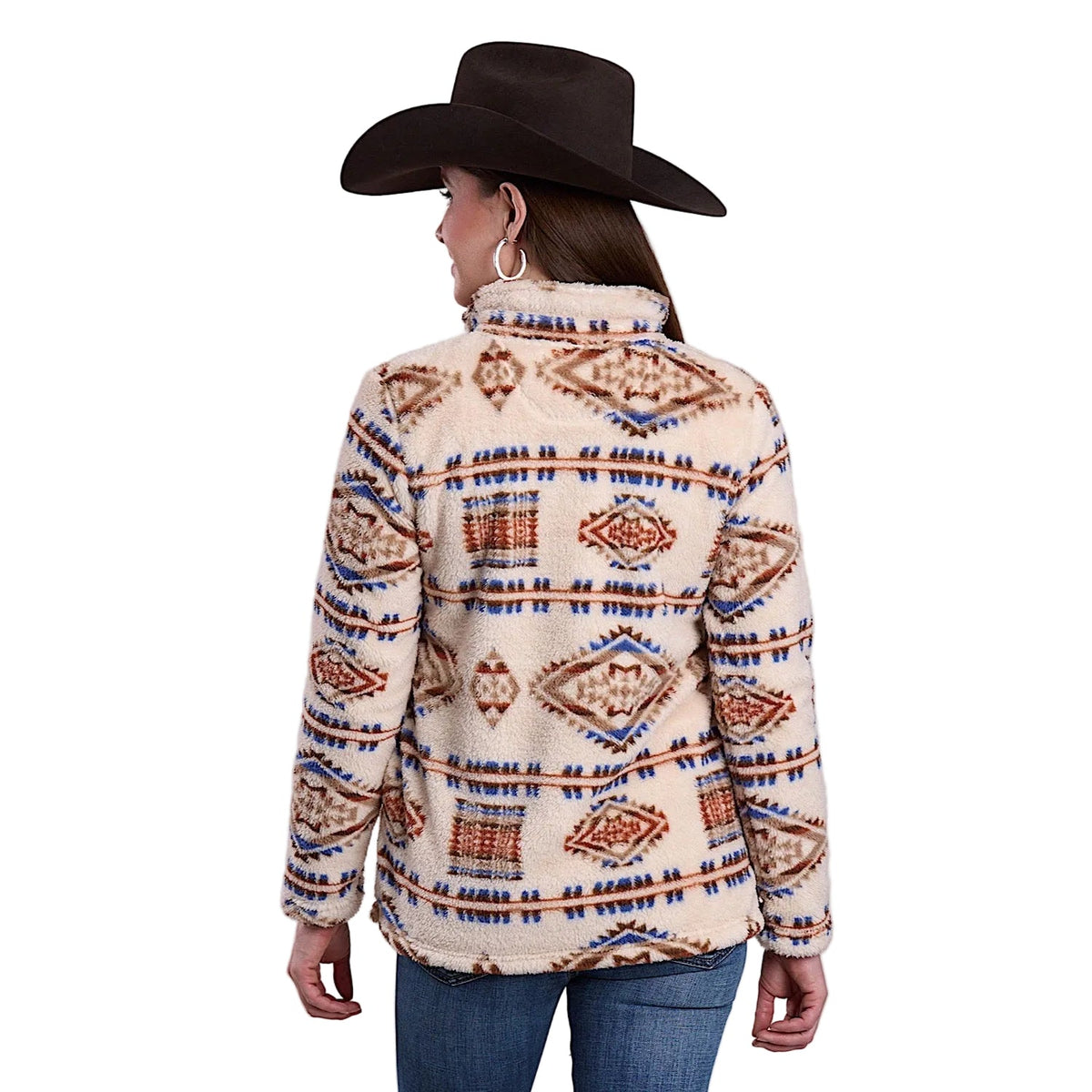 Roper Women’s Fleece Pullover - Brown