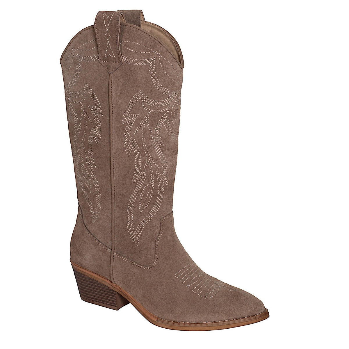 Roper Women’s Gracie Western Boot - Tan Suede