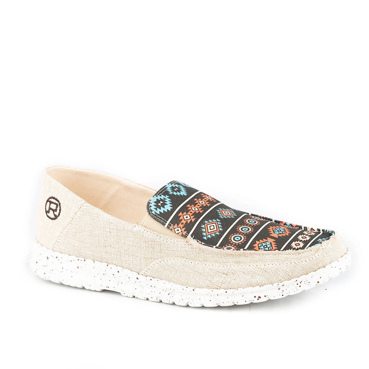 Roper Women’s Hang Loose Slip On - Tan/Aztec