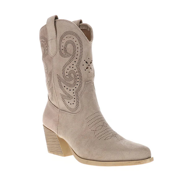 Roper Women’s Miranda Shortie Western Boot - Nude