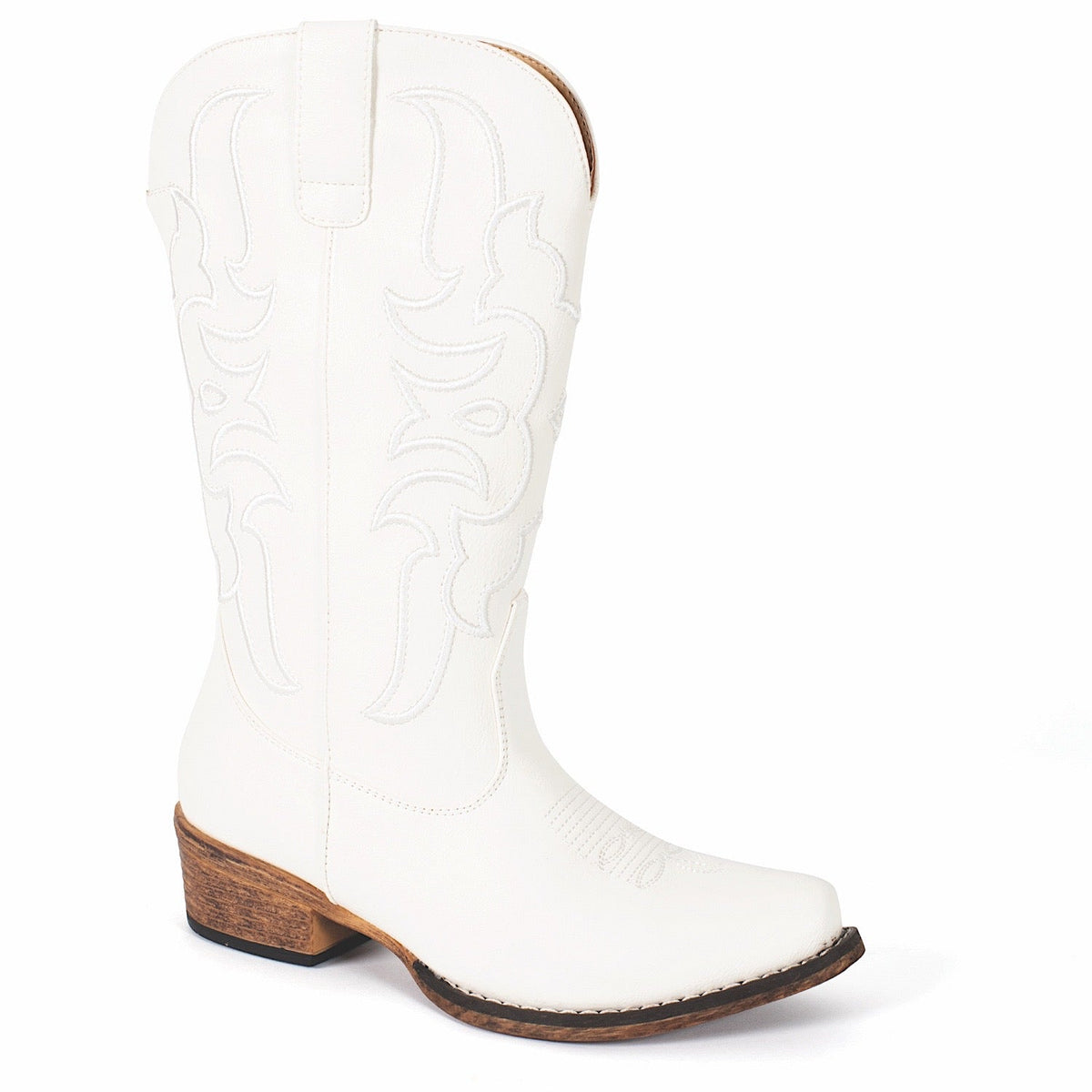 Roper Womens Riley Cord Boot White
