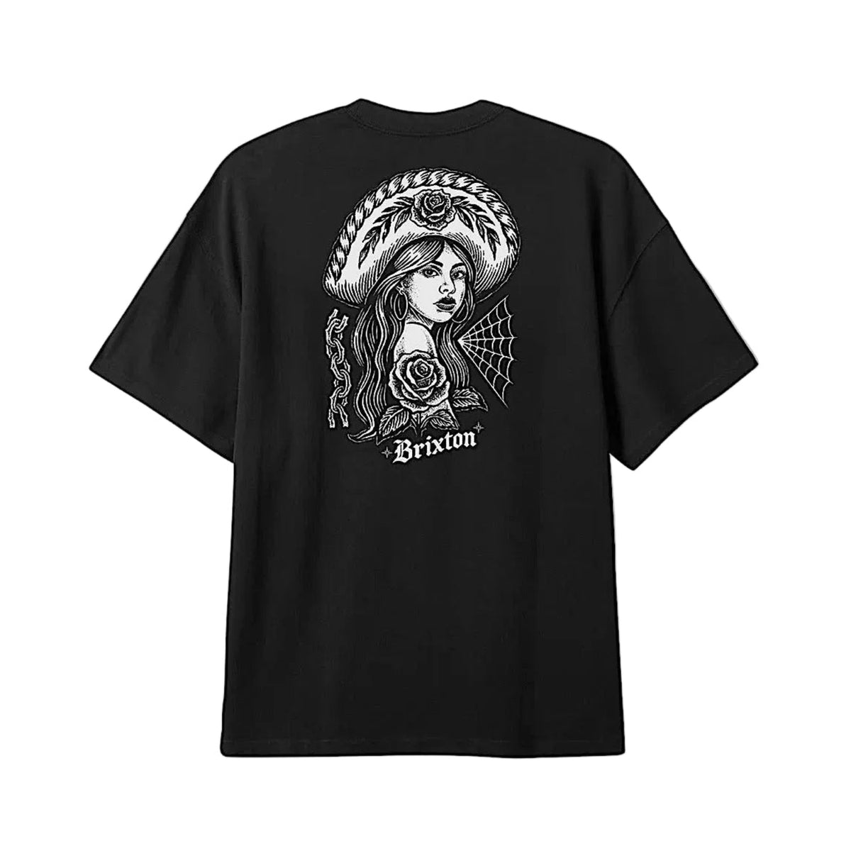 Brixton Women's Rosa Oversized T-Shirt - Black