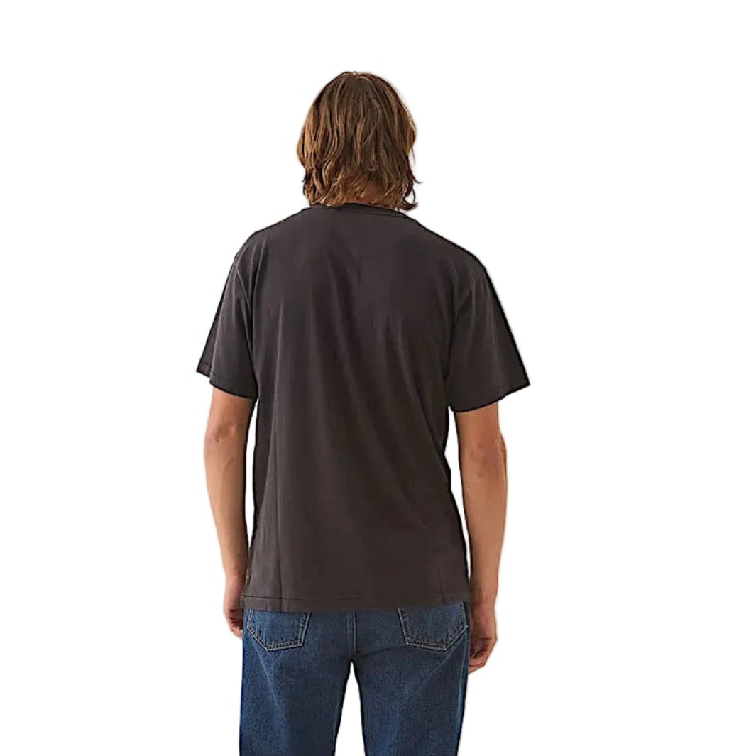 Brixton Men's Baseline Henley T-Shirt - Black