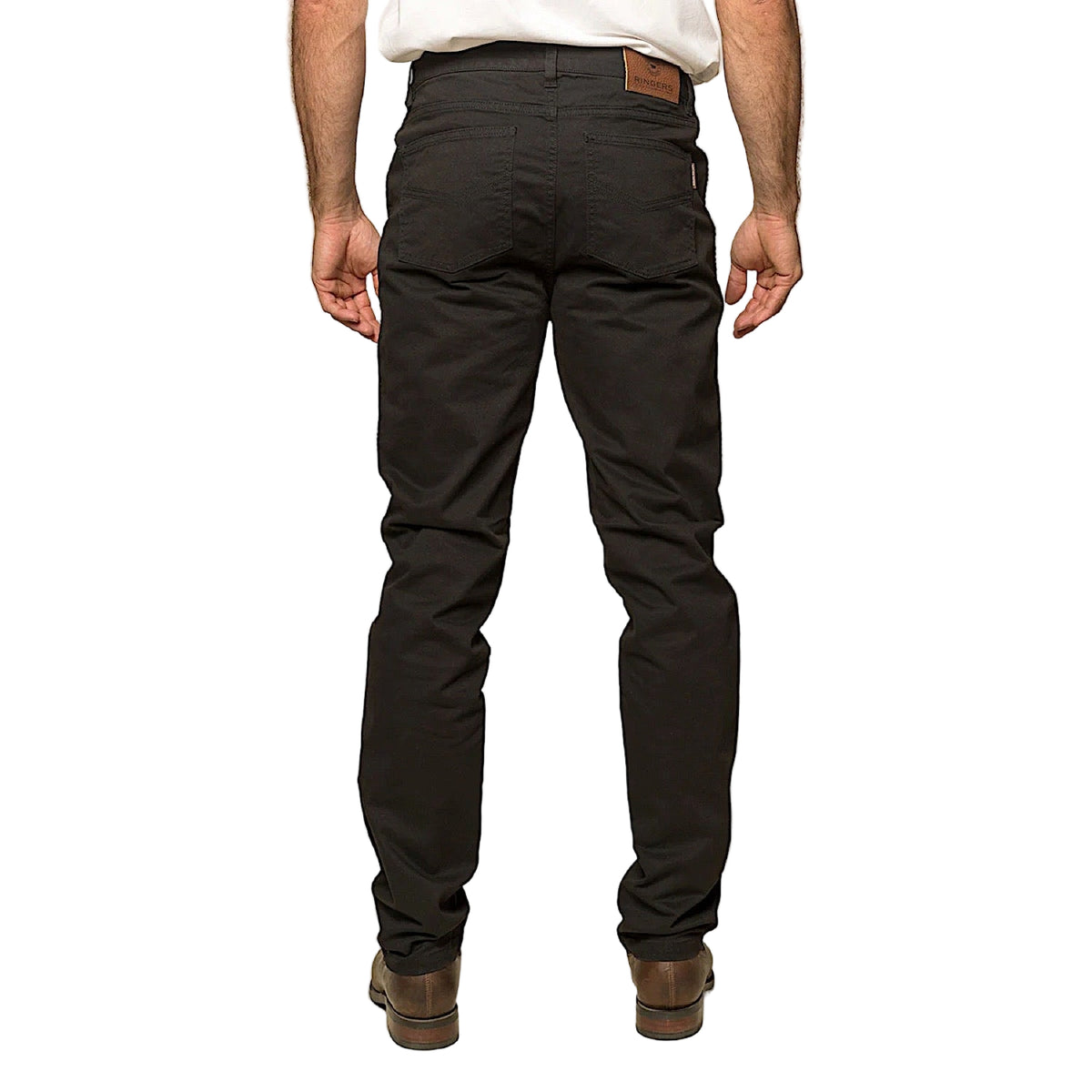 Ringers Western Men’s Avondale 5 Pocket Stretch Drill Jeans - Black