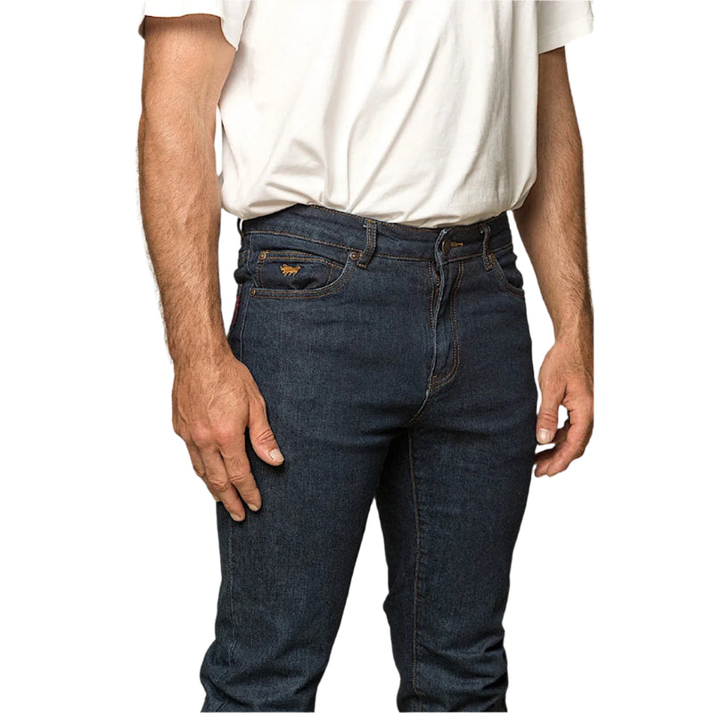 Ringers Western Men’s Burke Tapered Leg Jean - Mid Blue