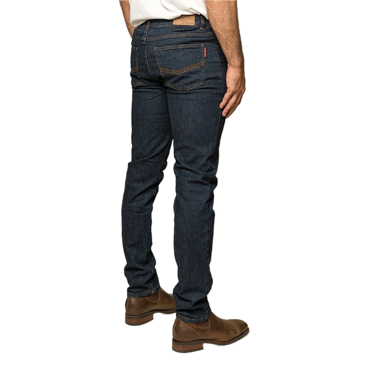Ringers Western Men’s Burke Tapered Leg Jean - Mid Blue