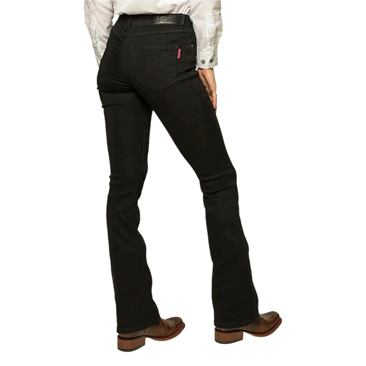 Ringers Western Women’s Katherine Mid Rise Bootleg Jean - Black