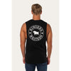 Ringers Western Signature Bull Men's Muscle Tank - Black/White