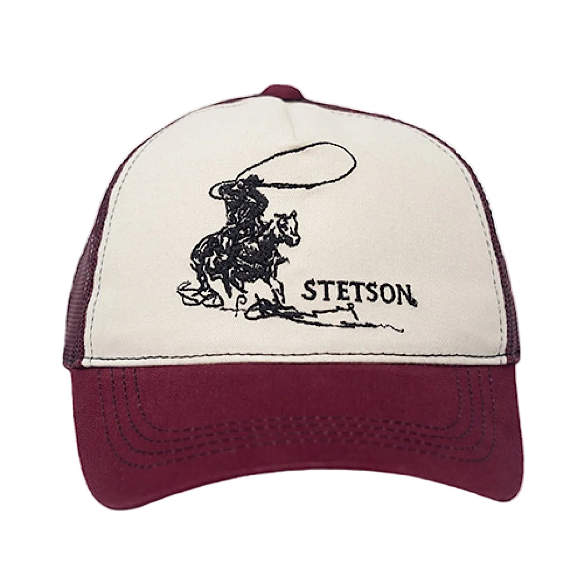 Stetson Lasso Kids Trucker Cap - Red