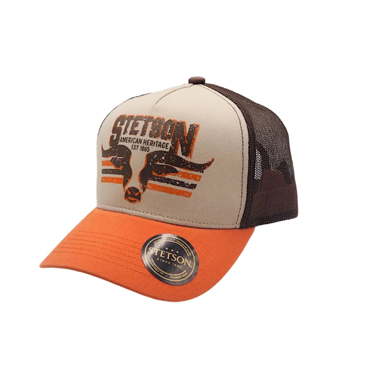 Stetson Longhorns Trucker Cap - Orange