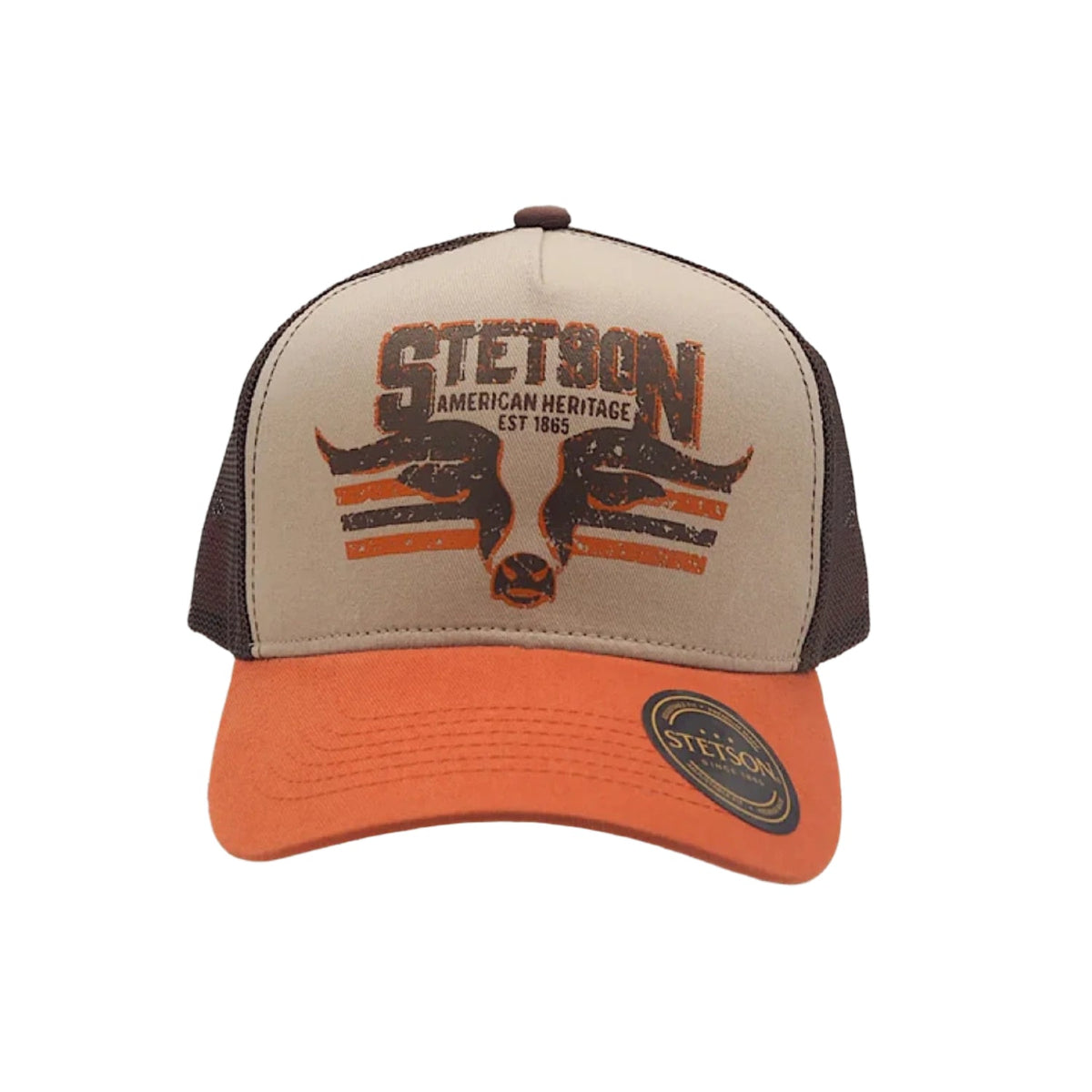 Stetson Longhorns Trucker Cap - Orange