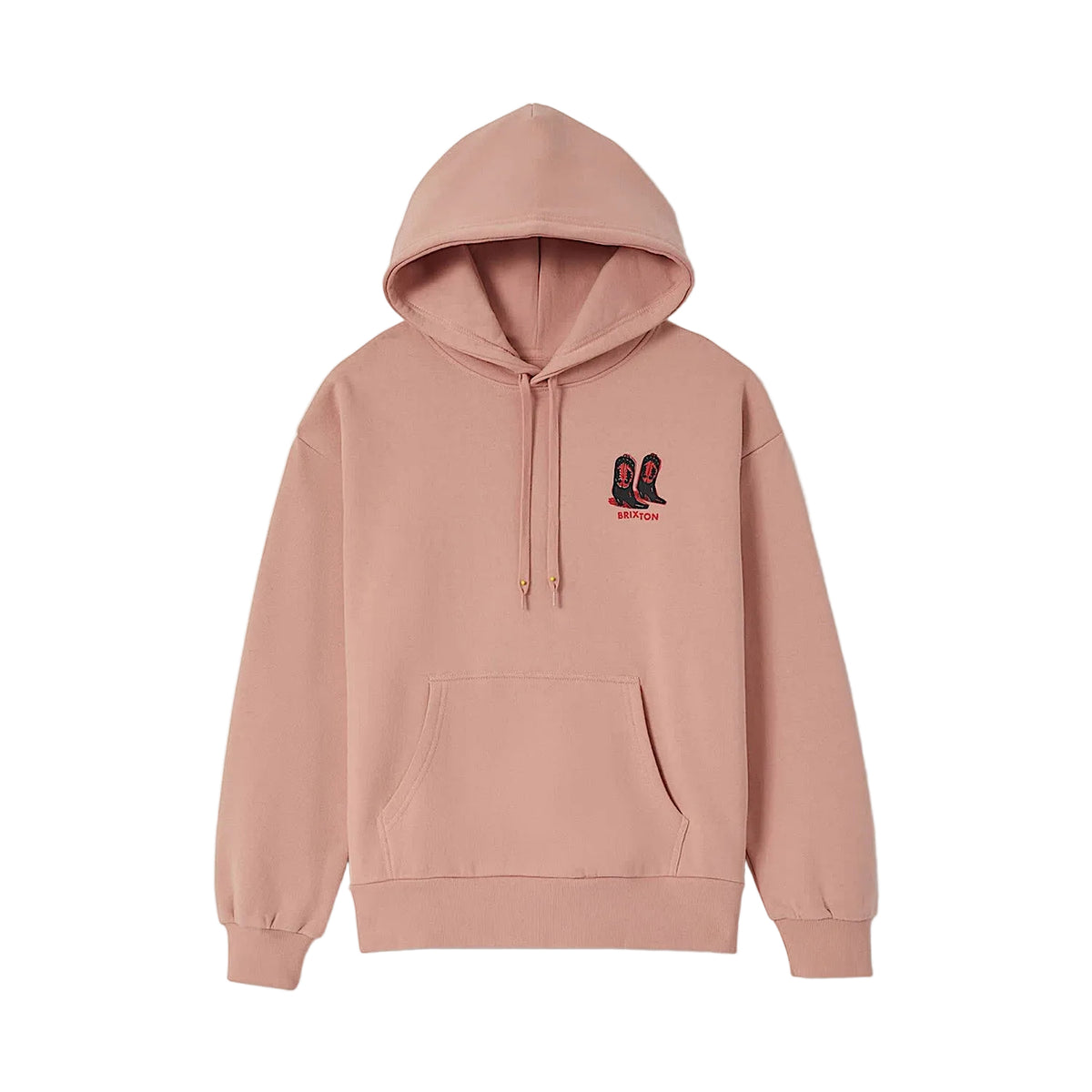 Brixton Women's Two Boots Hoodie - Silver Pink