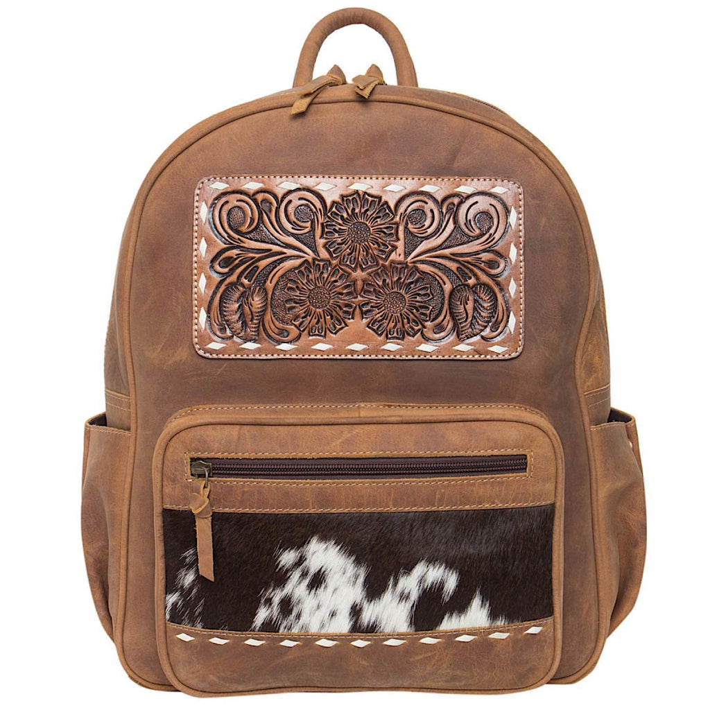 Buy The Design Edge Womens Antique Leather Backpack Venezuela – Brown ...