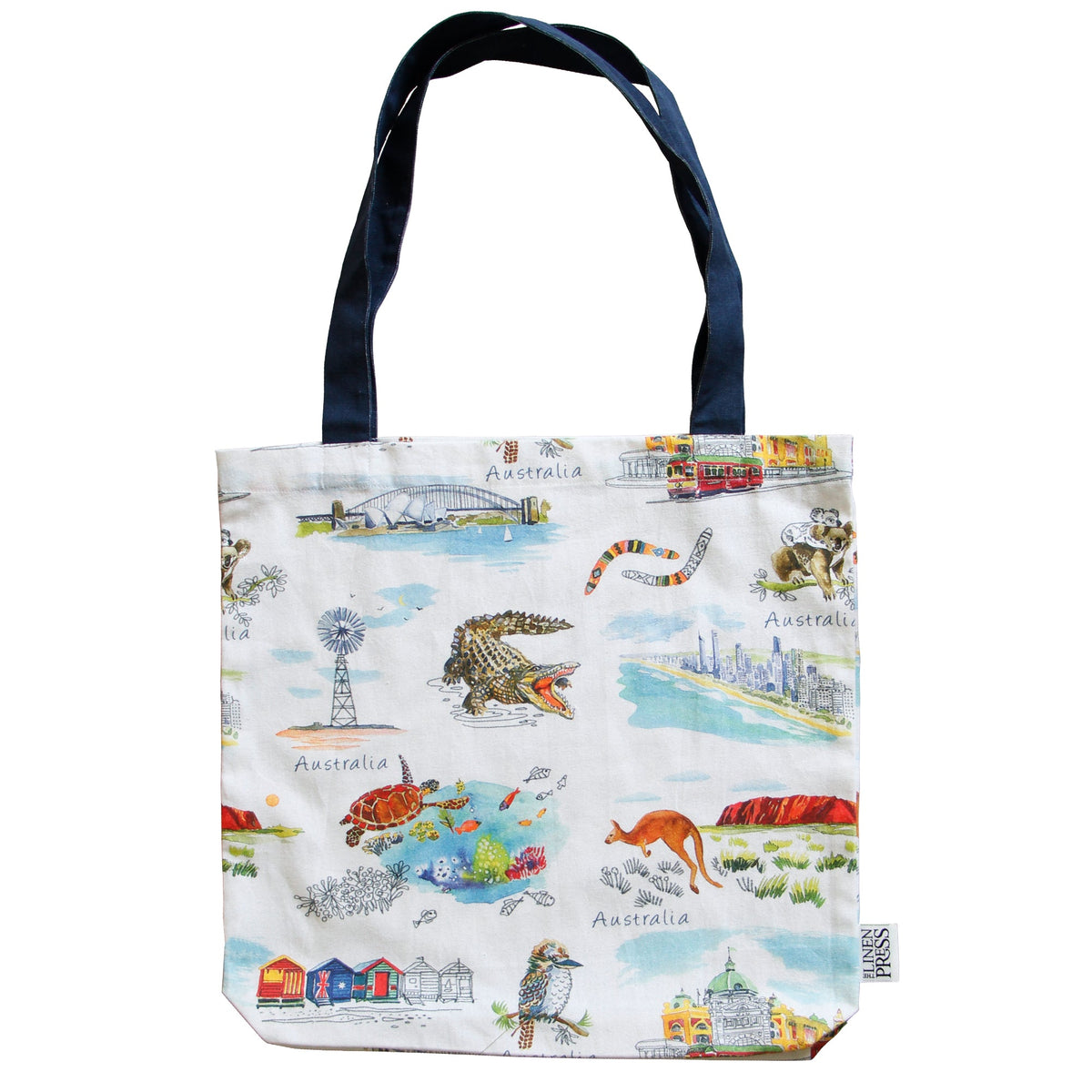The Linen Press Australia Shopper Bag - Australian Icons