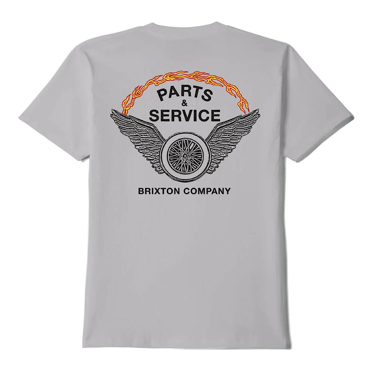 Brixton Men’s Leeway T-Shirt - Pebble Stone Worn Wash