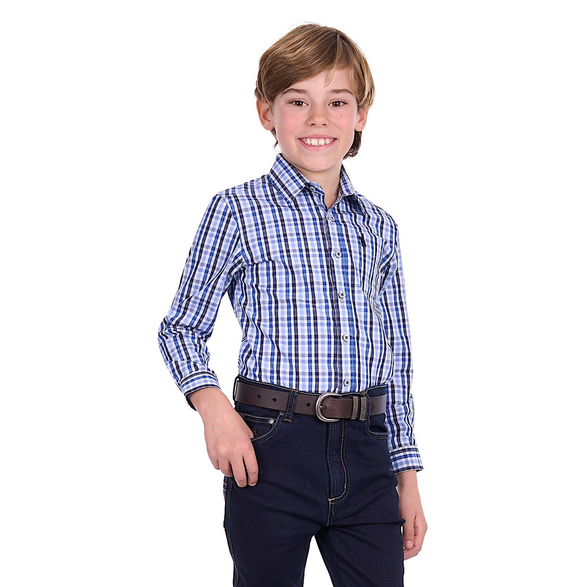 Thomas Cook Boy’s Andrew Shirt - Navy / Blue