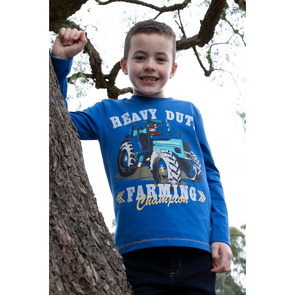Thomas Cook Boys Champion Long Sleeve Tee Royal
