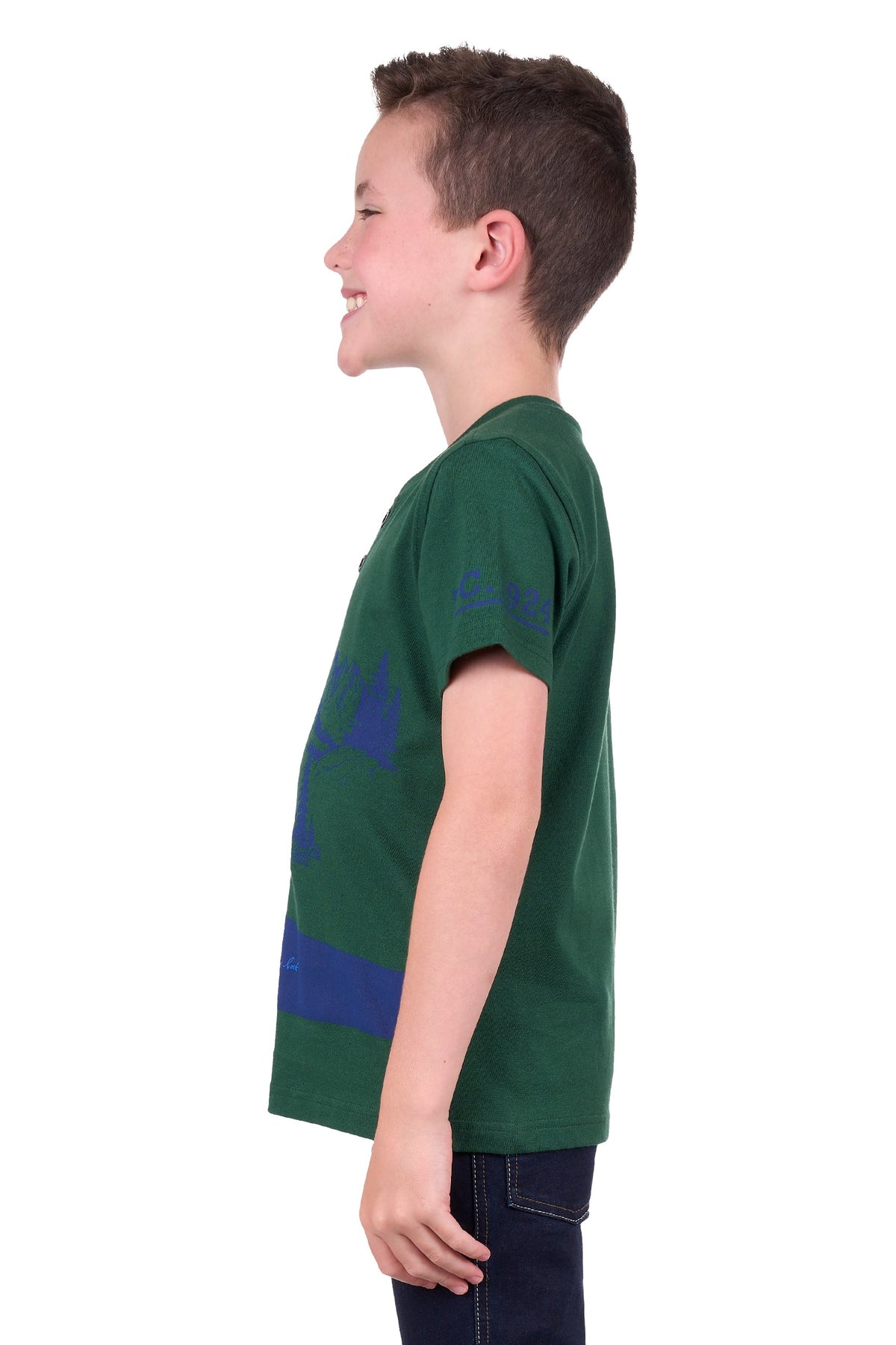 Thomas Cook Boy’s Devon Henley Tee Green