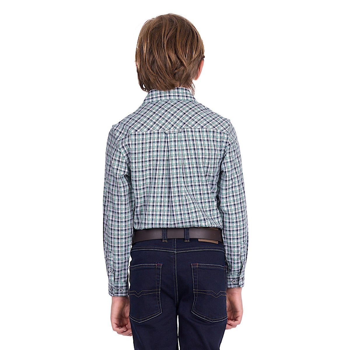 Thomas Cook Boy’s Edward Shirt - Navy / Green