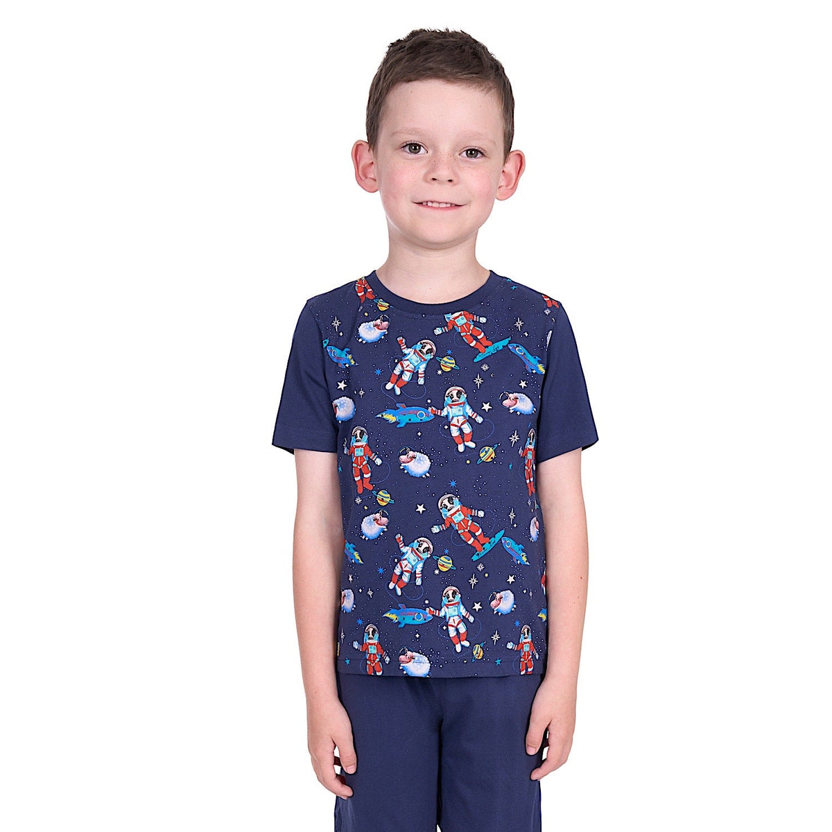 Thomas Cook Boy’s Galaxy PJs - Navy