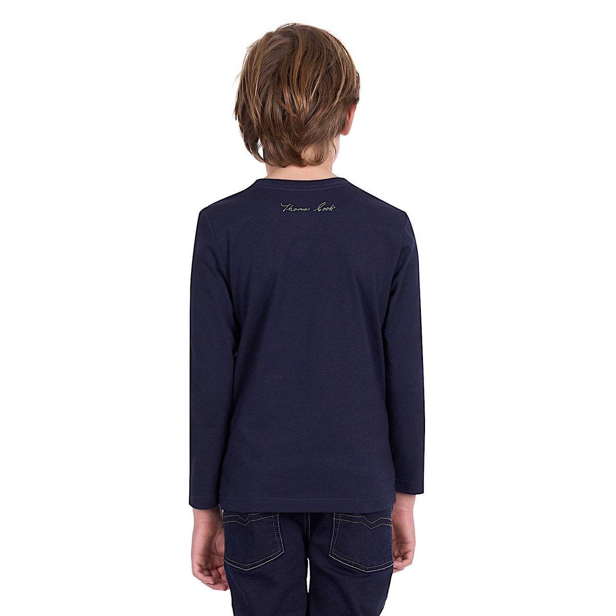 Thomas Cook Boy’s Louis Long Sleeve Tee - Navy
