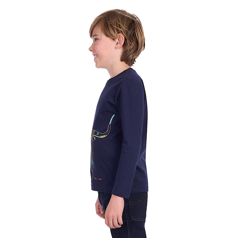 Thomas Cook Boy’s Louis Long Sleeve Tee - Navy