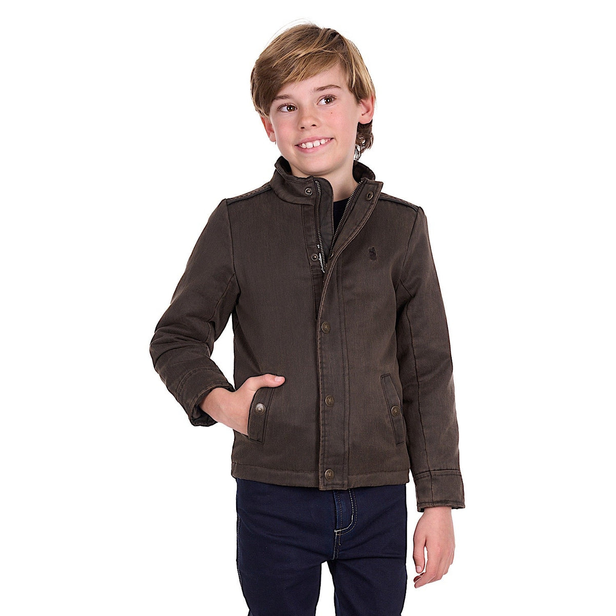 Thomas Cook Boy’s Marcus Jacket - Rustic Mulch