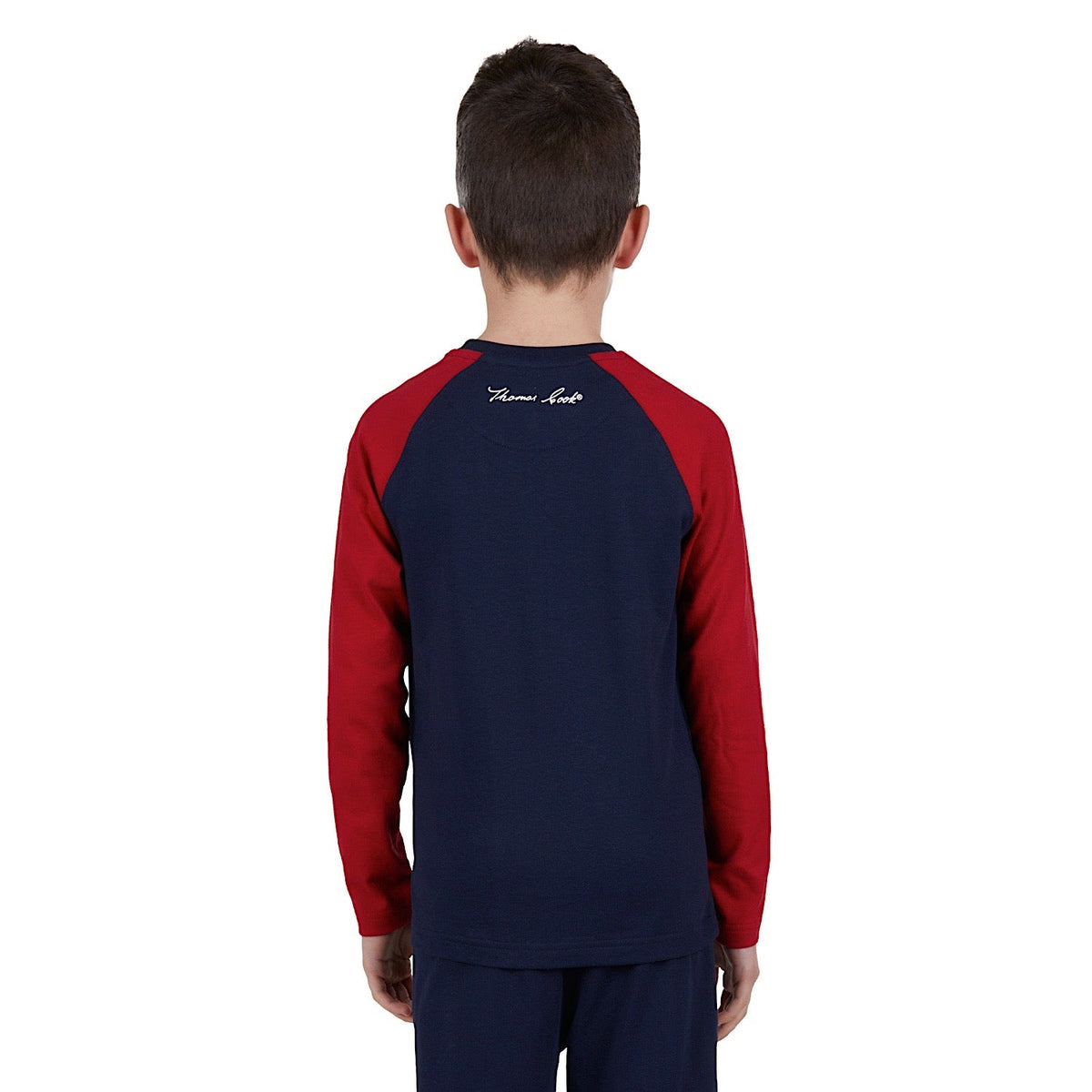 Thomas Cook Boys Moon Jump Glow-In-The-Dark PJs Navy/Red