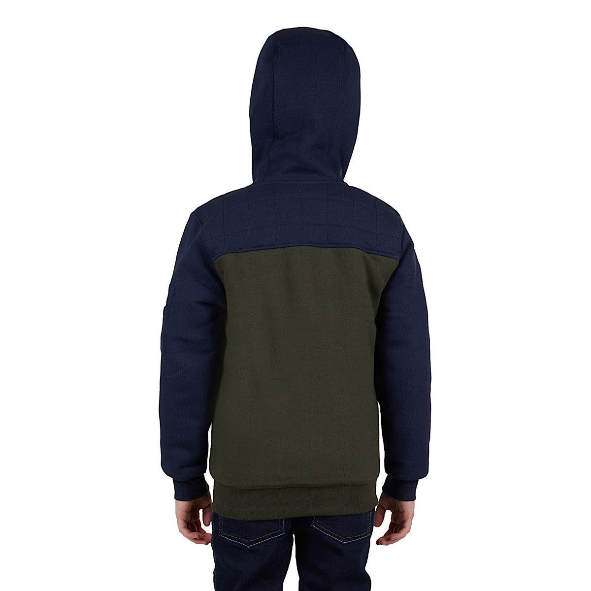 Thomas Cook Boys Original Zip Up Hoodie Navy/Green