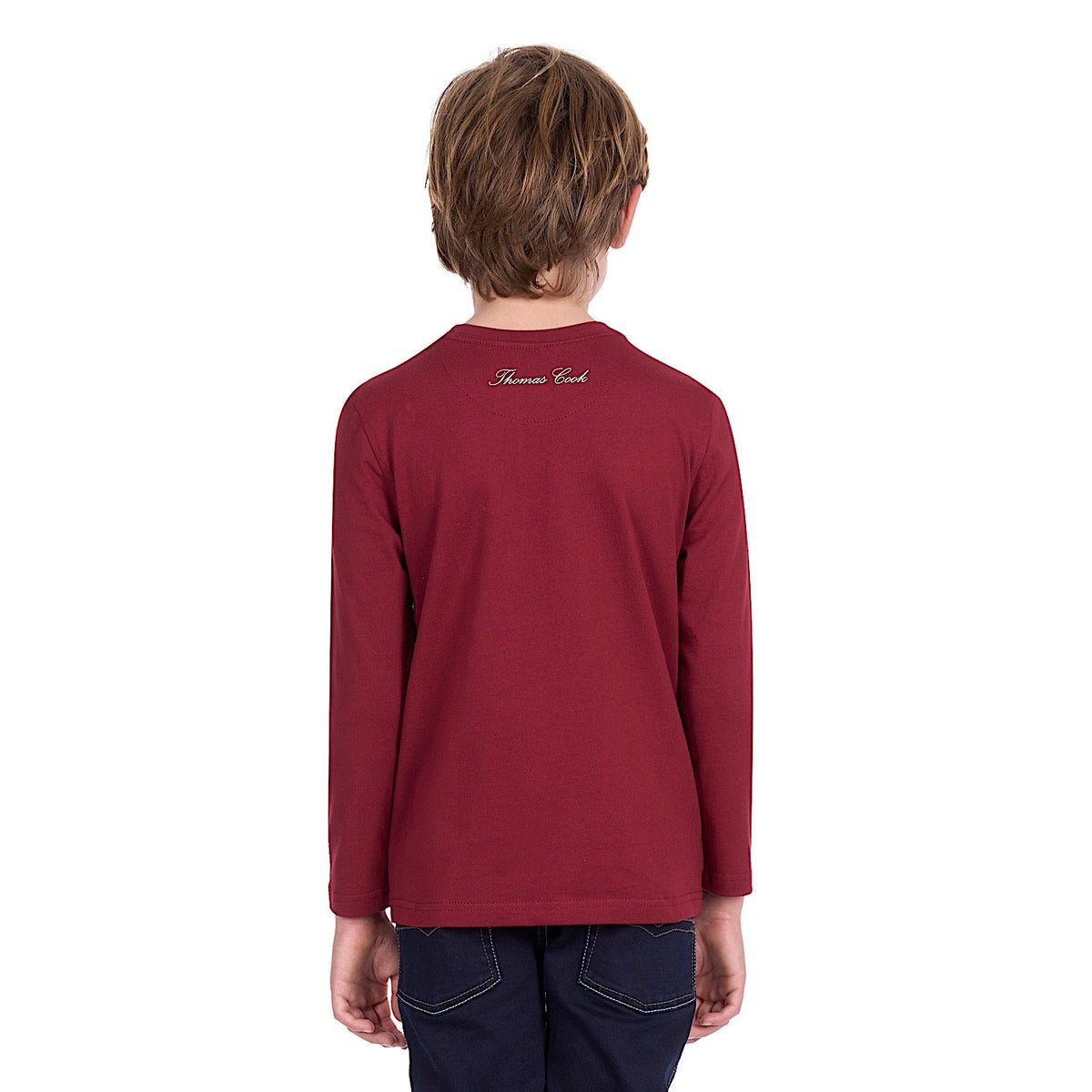 Thomas Cook Boy’s Sunset Long Sleeve Tee - Red