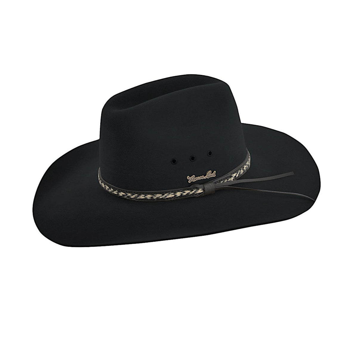 Thomas Cook Brumby Pure Fur Felt Hat - Black