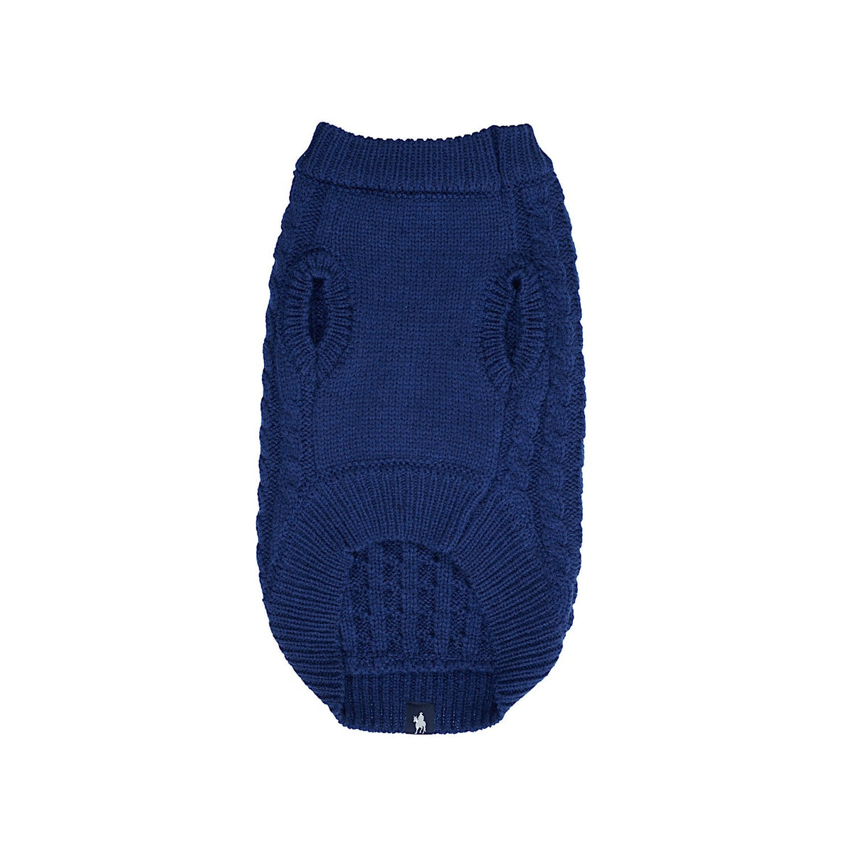 Thomas Cook Cable Knit Dog Jumper Navy